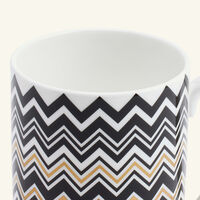 ميسوني هوم كوب الشاي والقهوة زيك زاك جاريس باللون الذهبي