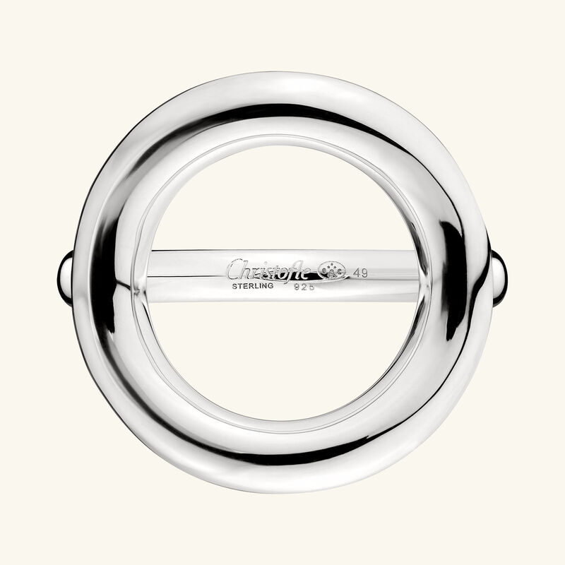 idole de christofle bridge ring sterling silver size 51