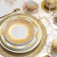 Cercle D'écailles Dessert Plate Round Pink 21cm marie daage cercle d cailles dessert plate round pink 21cm