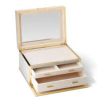 Classic Shagreen Luxe Jewelry Box, small