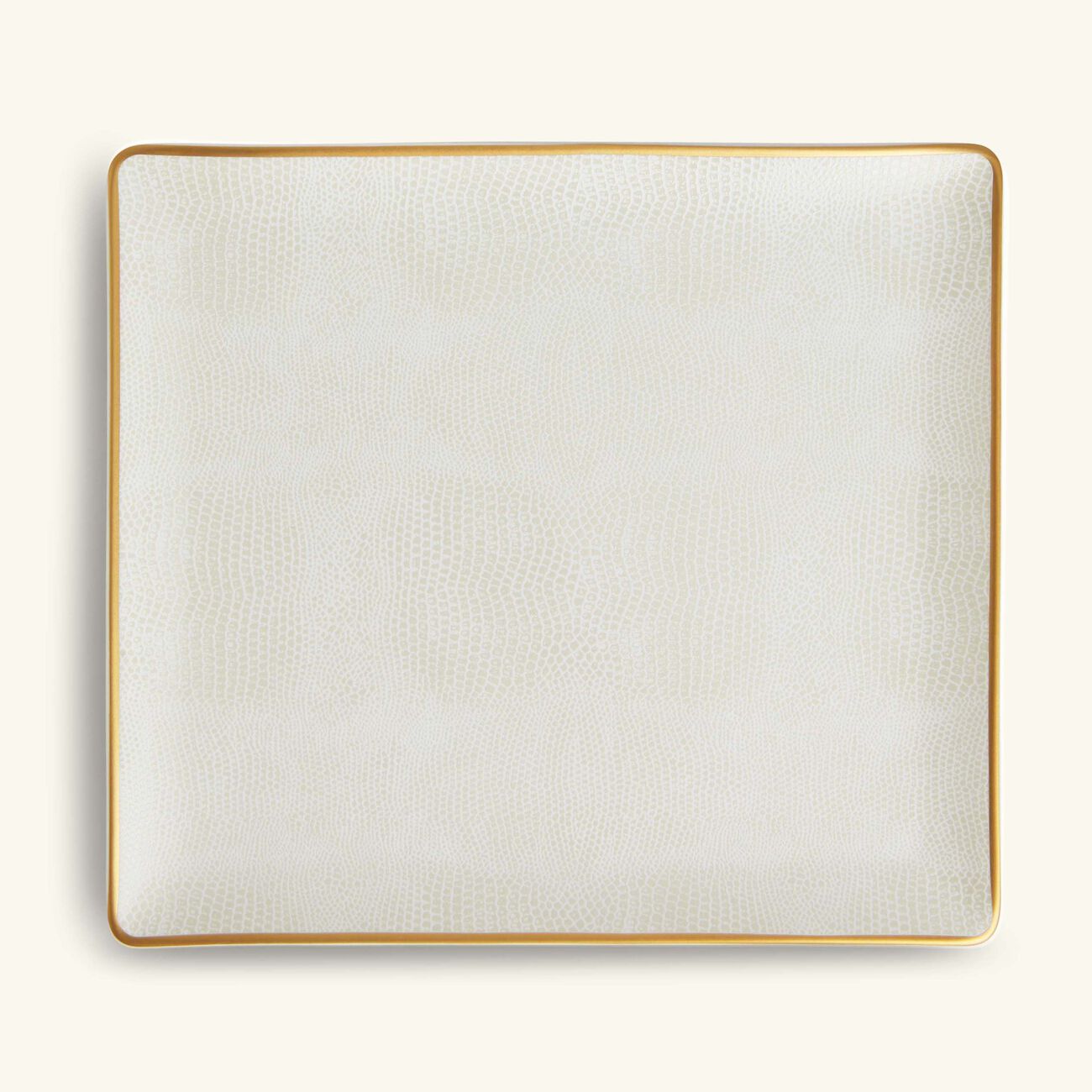 bernardaud sauvage or serving platter rectangular white 8cm