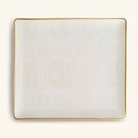 bernardaud sauvage or serving platter rectangular white 8cm
