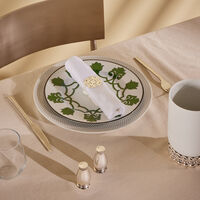 pinto paris jaipur dinner plate round green 26cm