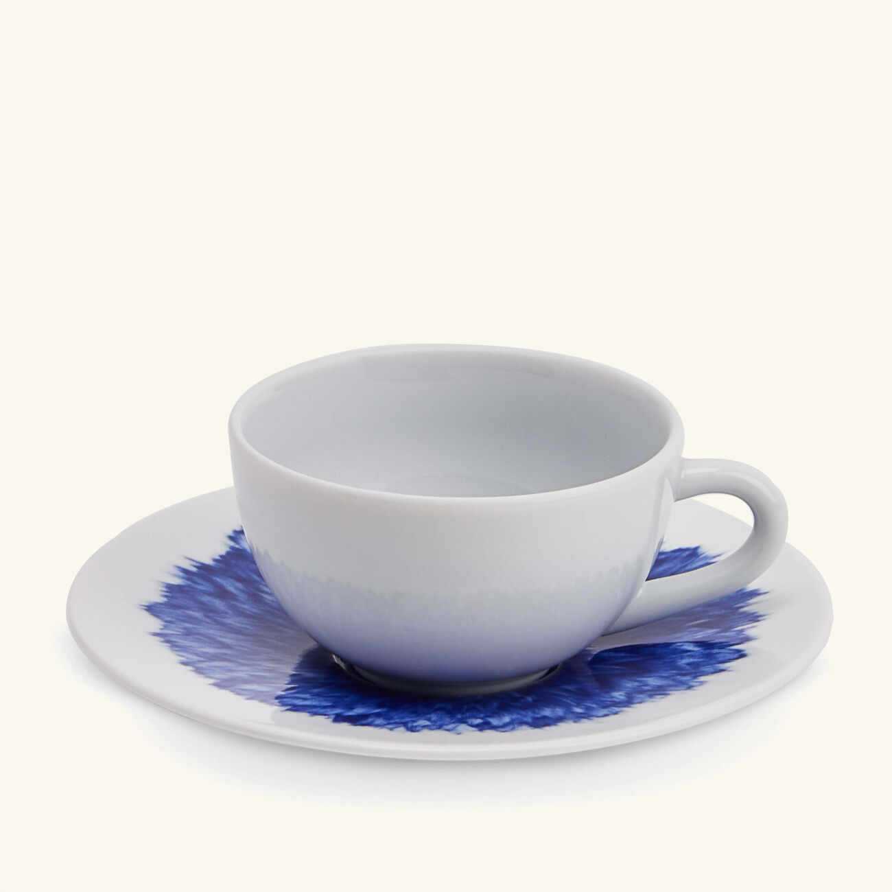 bernardaud in bloom coffee cup   saucer blue