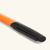 st dupont defi millenium rollerball pen orange