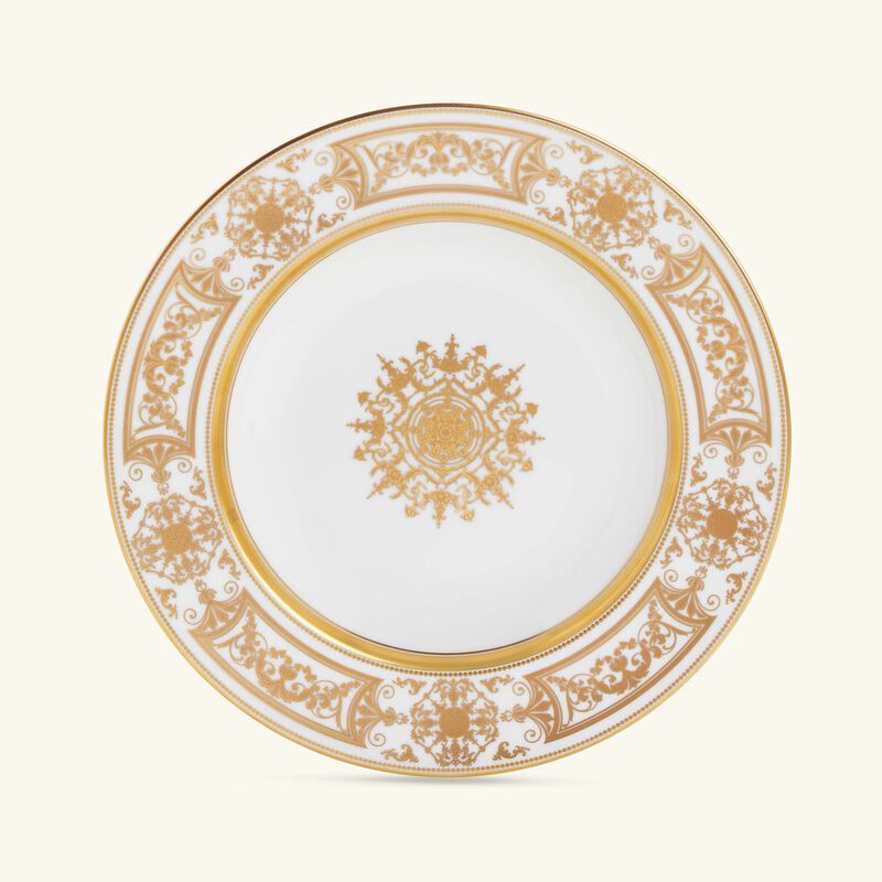 Aux Rois Soup Plate Round Gold 22cm bernardaud aux rois soup plate round gold 22cm