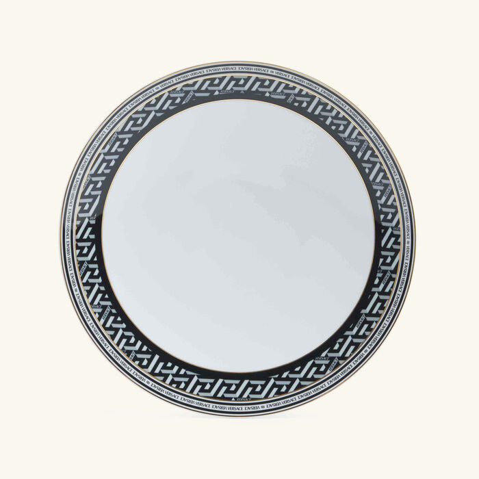 فيرساتشي طبق الضيافة لا جريكا سيغنتشر دائري أبيض 28 سم