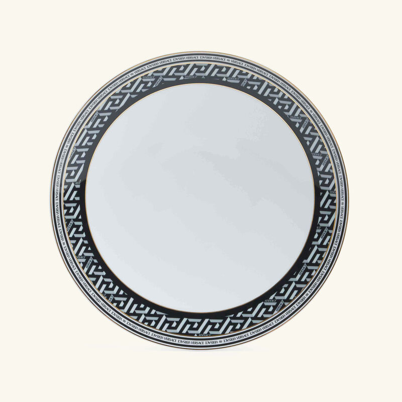 فيرساتشي طبق الضيافة لا جريكا سيغنتشر دائري أبيض 28 سم