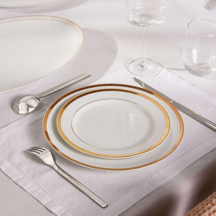 christofle malmaison salad plate round silver 20cm