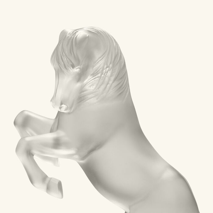 lalique terramineral horse sculpture large clear