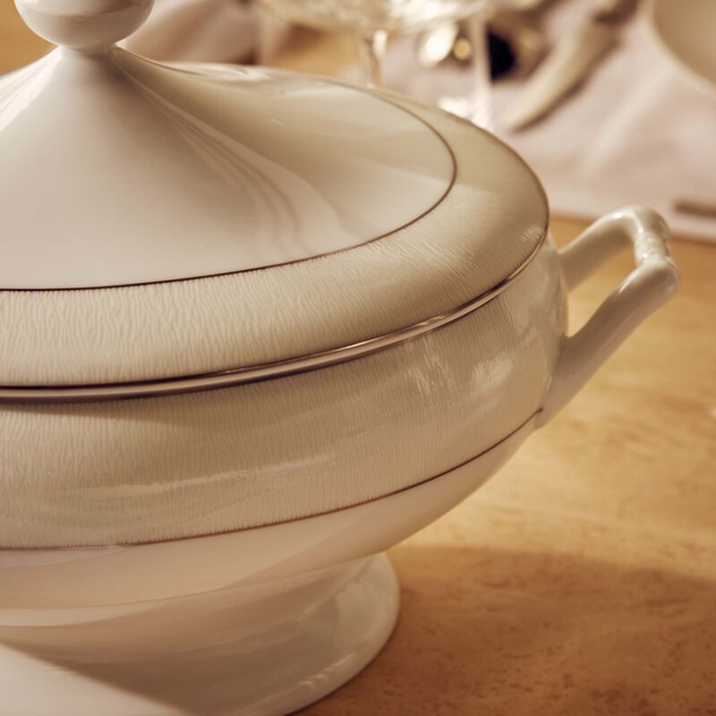 Dune Soup Tureen White bernardaud dune soup tureen white