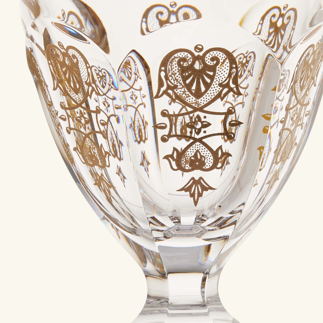 baccarat harcourt empire drinking glass gold