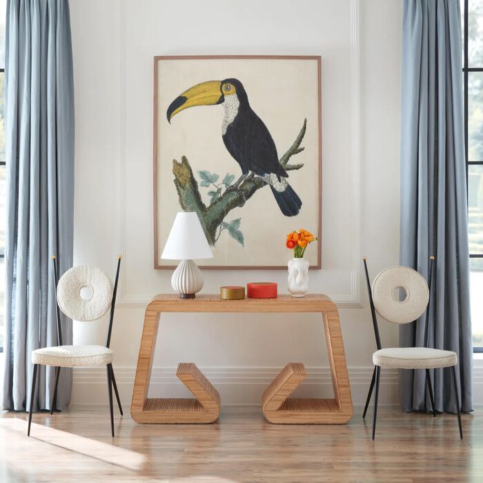 jonathan adler riviera waterfall console brown