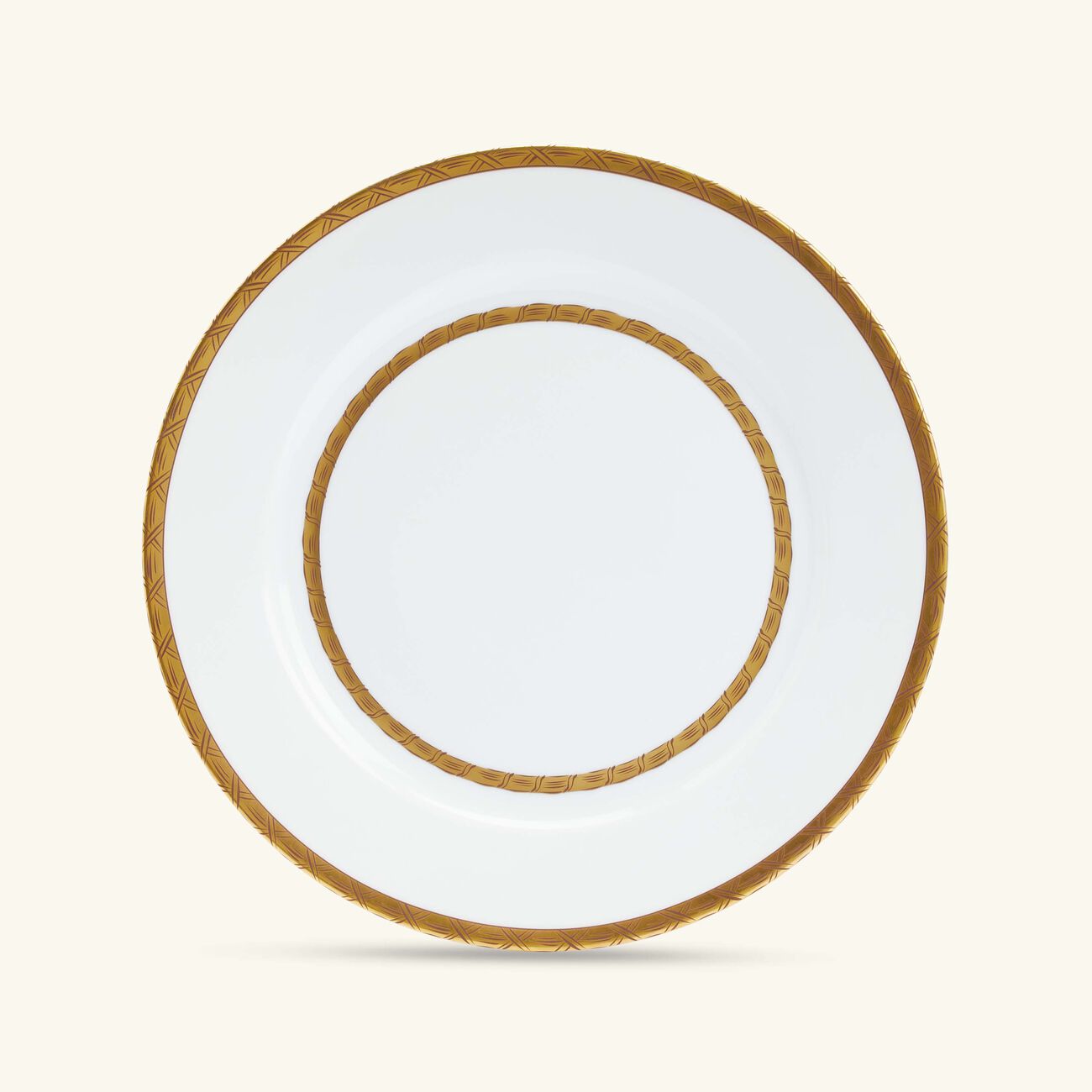 pinto paris vannerie charger plate white 30cm