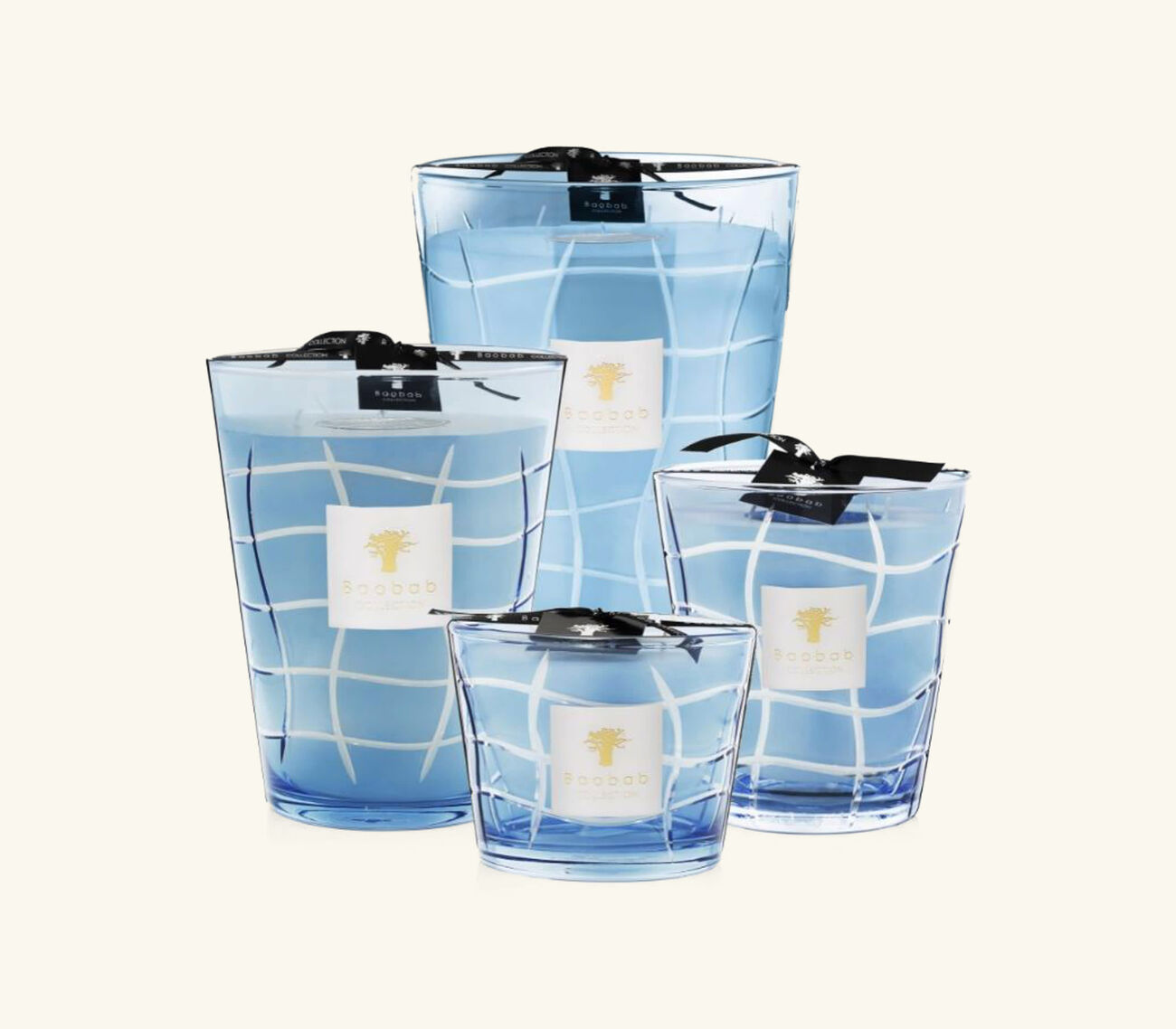Waves Belharra Candle Maxi Max baobab collection waves belharra candle maxi max