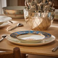 bernardaud aux rois soup plate round gold