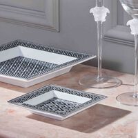 La Greca Trinket Tray Square Black versace la greca trinket tray square black
