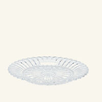 baccarat mille nuits dessert plate round clear 16cm