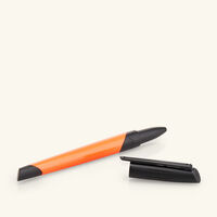 st dupont defi millenium rollerball pen orange