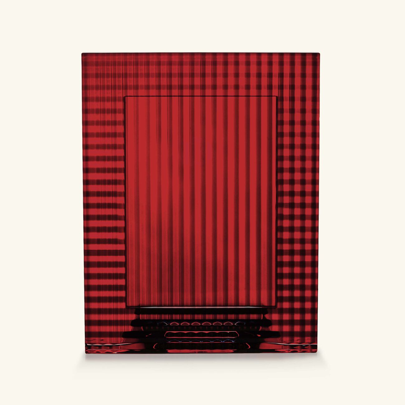 baccarat eye picture frame red 10x15cm