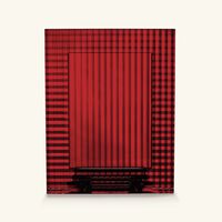 baccarat eye picture frame red 10x15cm