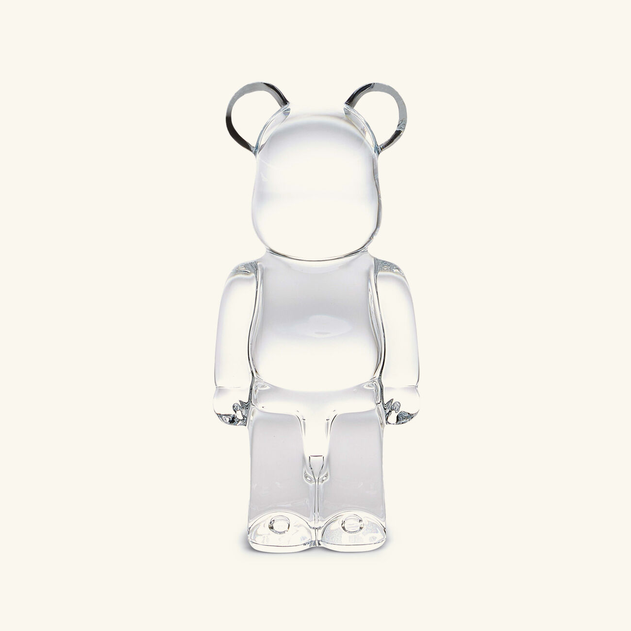 baccarat be rbrick figurine mini clear