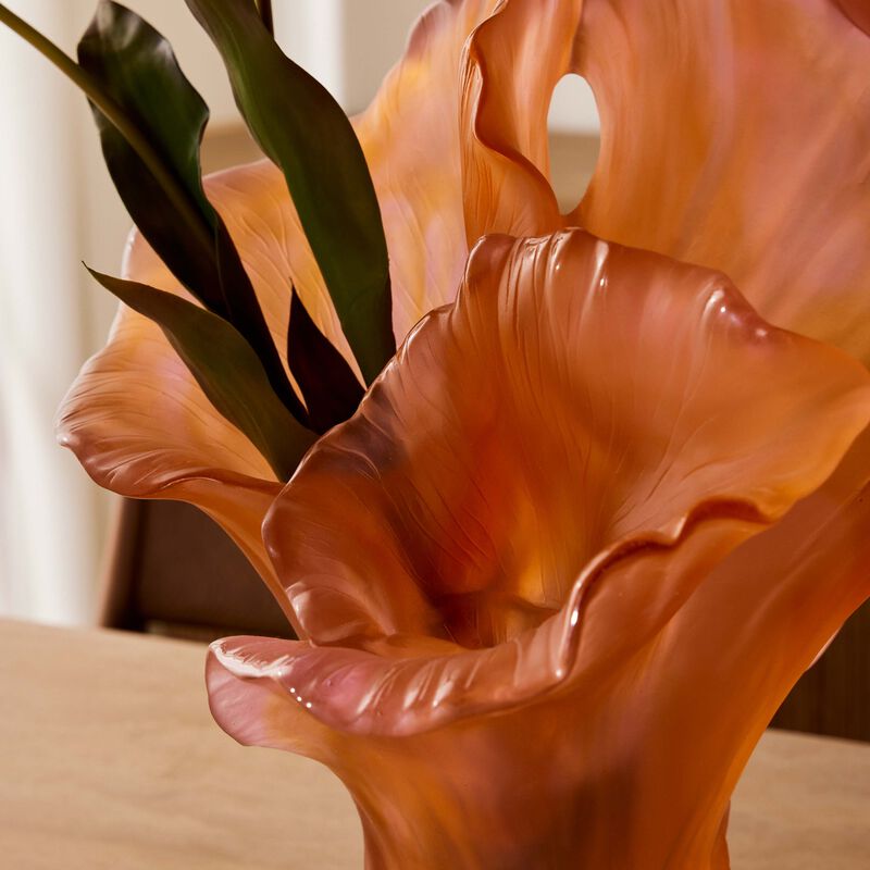 Arum Rose Vase Large Pink daum arum rose vase large pink