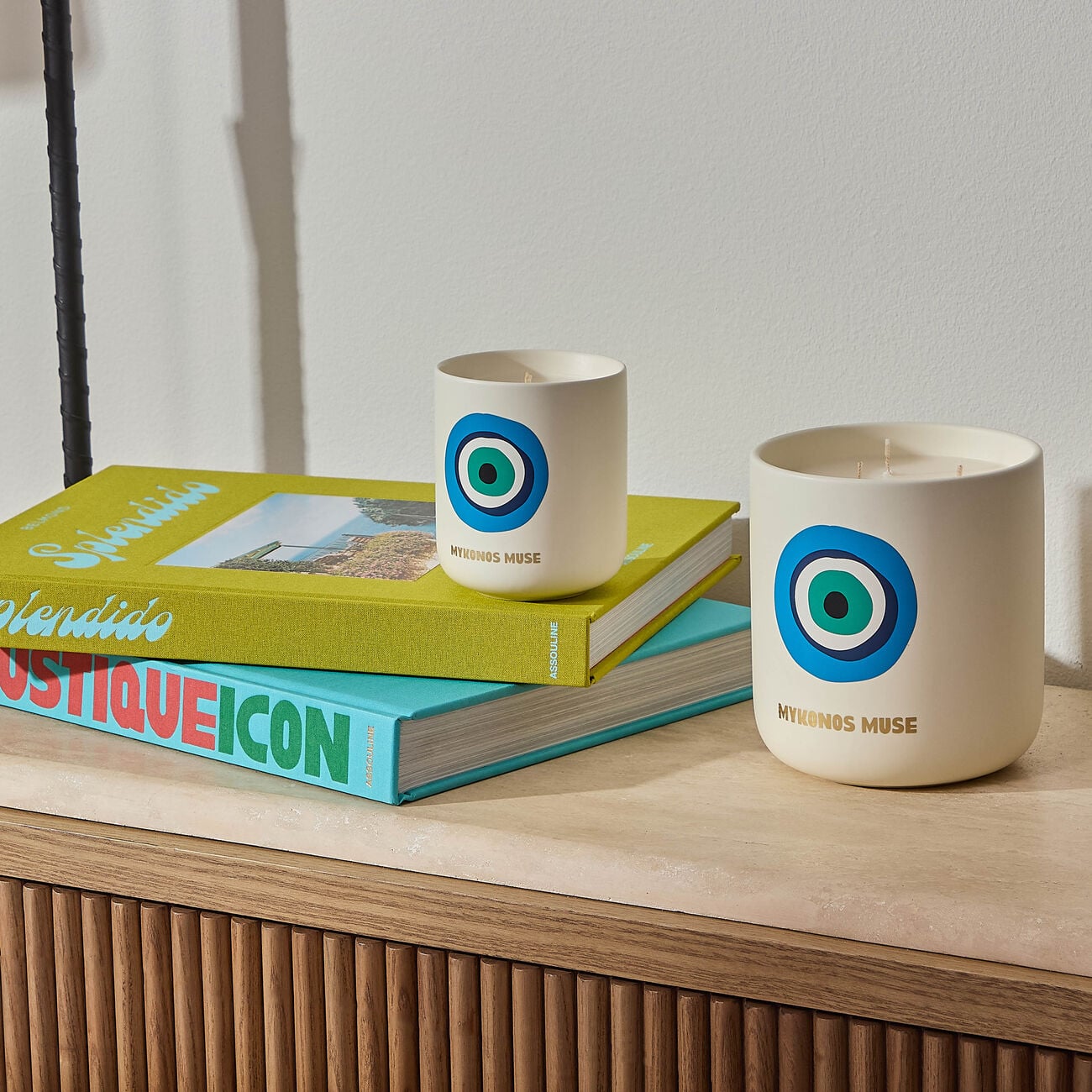 assouline mykonos muse candle