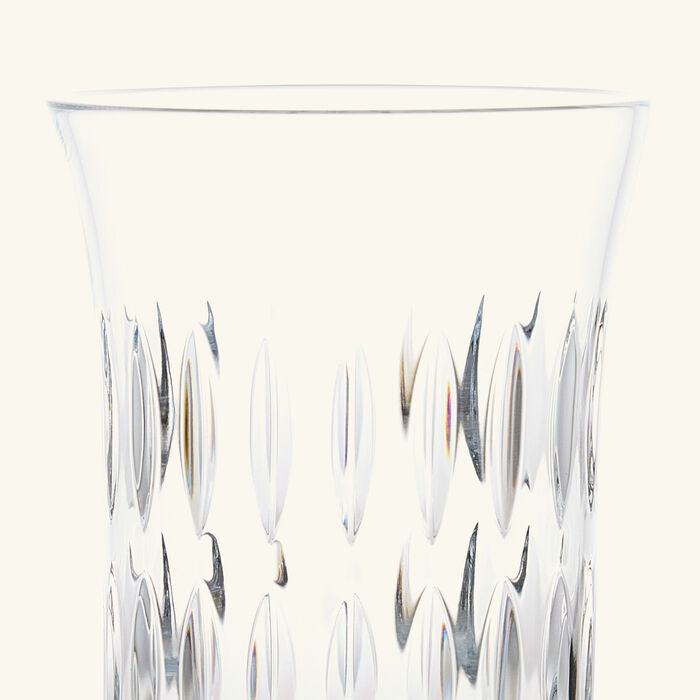 baccarat flora vase small clear set of 3