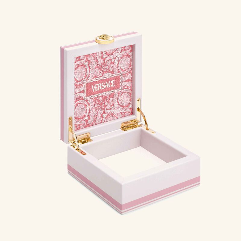 فيرساتشي صندوق المجوهرات باروكو صغير وردي