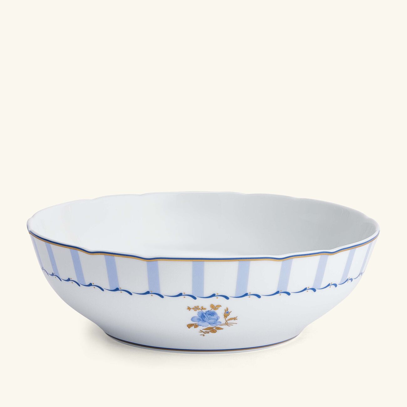 bernardaud brocante serving bowl blue 24cm