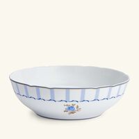 bernardaud brocante serving platter oval blue 33cm
