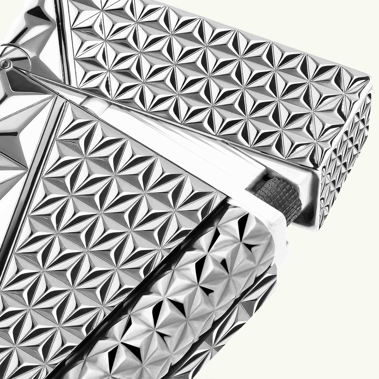 اس تي دوبون ولّاعة لين 2 دبل فاير إكس باللون الفضي