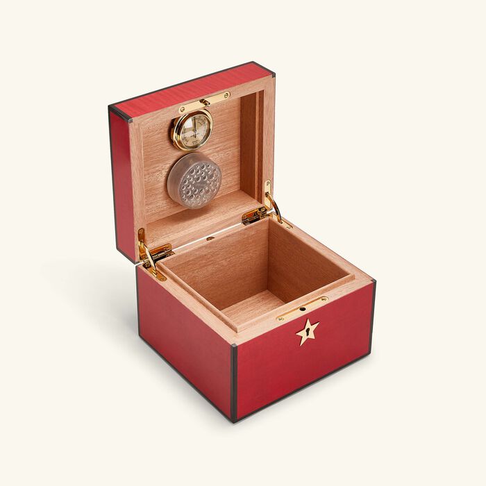 elie bleu che cigar humidor red
