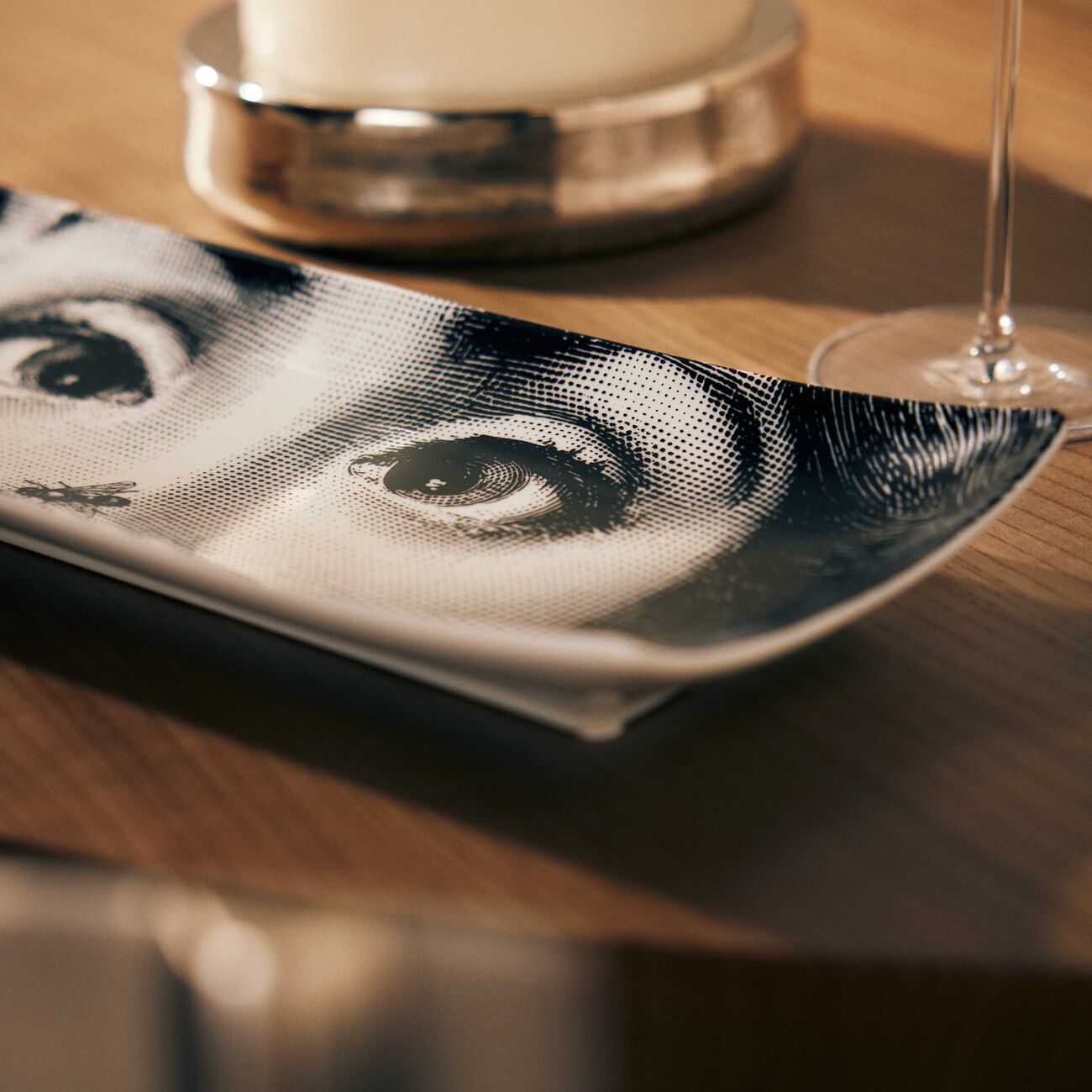 fornasetti tema e variazioni tray rectangular