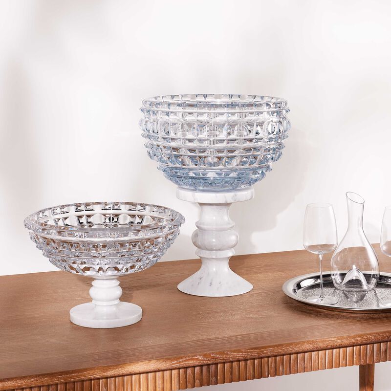 باكارا مزهرية نيو آنتيك سولار الشفافة   بالحجم الكبير جدًا