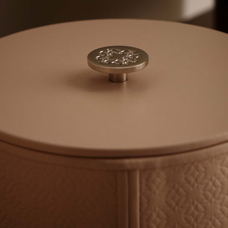 Elie Saab Trinket Box Round Medium Torrone Beige giobagnara elie saab trinket box round medium torrone beige