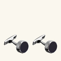Cufflinks Round Silver st dupont cufflinks round silver