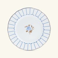 bernardaud brocante serving platter oval blue 33cm