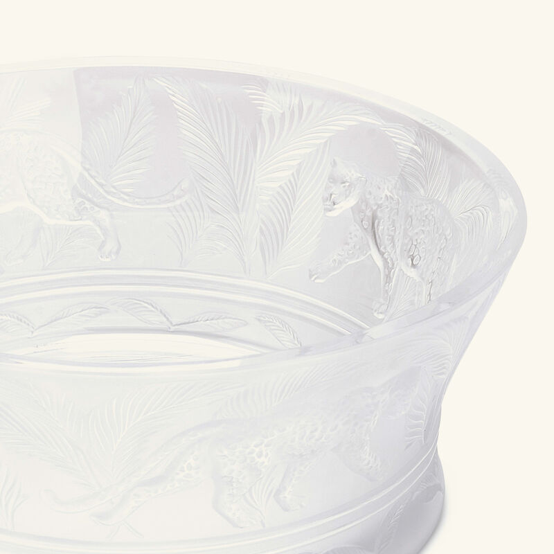 lalique jungle centerpiece clear