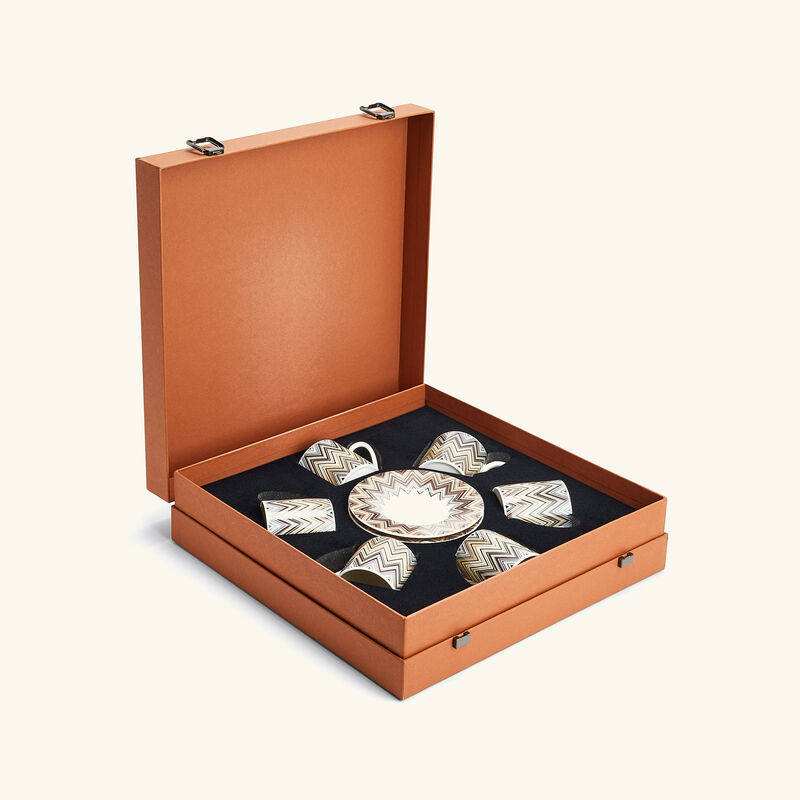 missoni home zig zag jarris coffee cup   saucer pattern set of 6