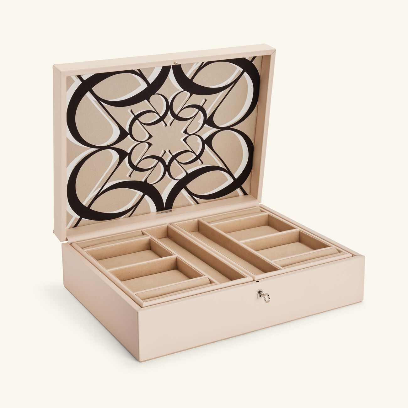 Elie Saab Monogram Jewellery Box & Tray giobagnara elie saab monogram jewellery box tray