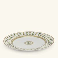 bernardaud constance dinner plate round green 26cm