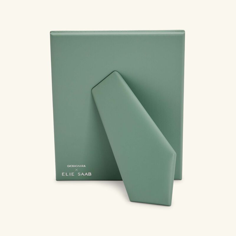 Elie Saab Monogram Frame Agata Green 24x19cm giobagnara elie saab monogram frame agata green 24x19cm