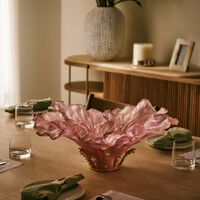 daum poetic by tamara ralph centerpiece pink limited edition