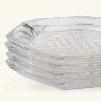 dimlaj dar bread plate clear 18cm set of 4