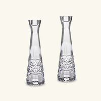 waterford lismore round candleholder clear