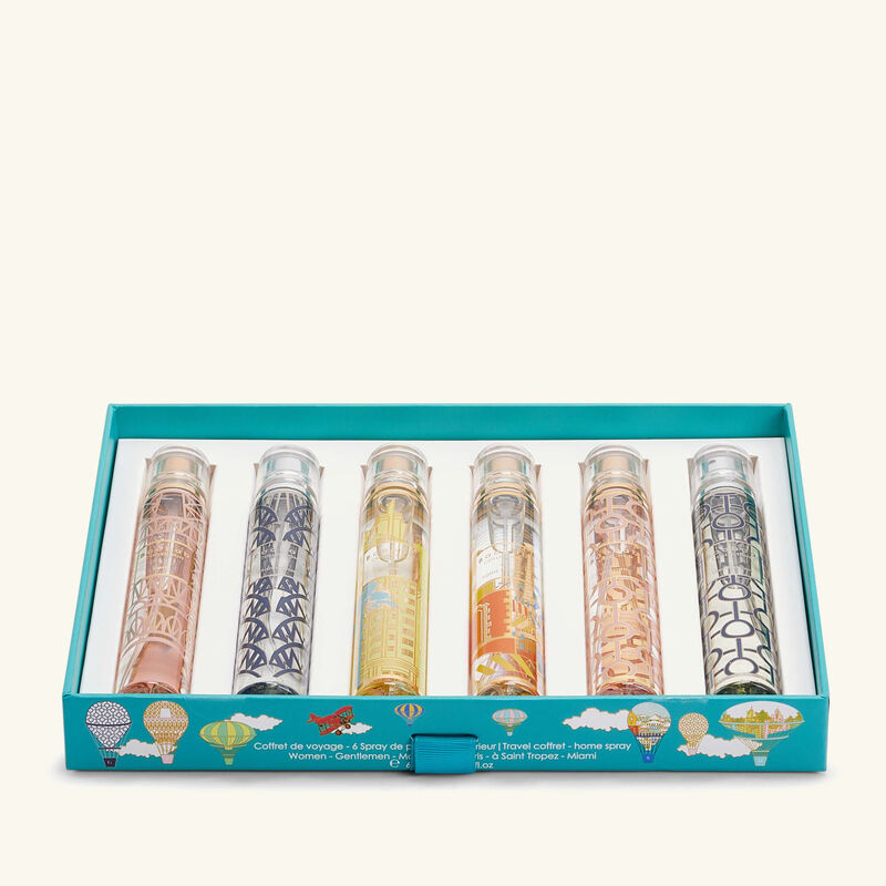 6 Travel Home Sprays Gift Box baobab collection 6 travel home sprays gift box
