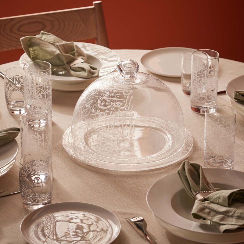 Thuluth Dinner Plate Clear 32cm dimlaj thuluth dinner plate clear 32cm