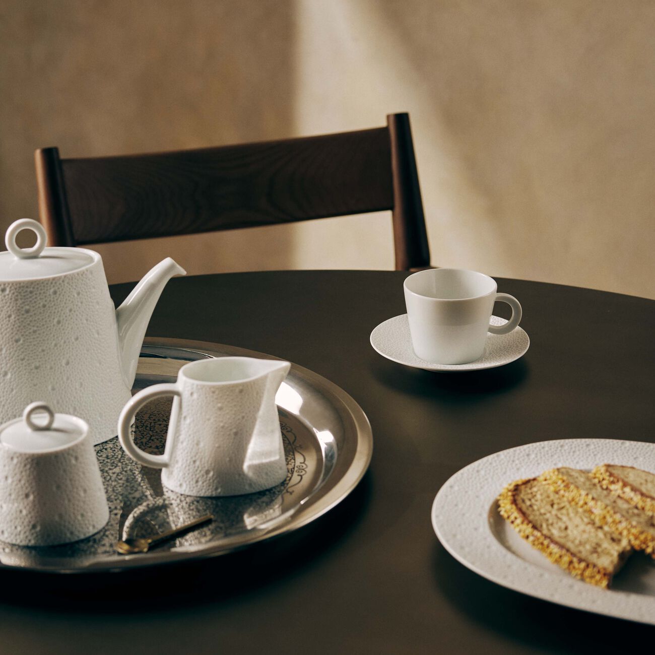 bernardaud tea cup   saucer white